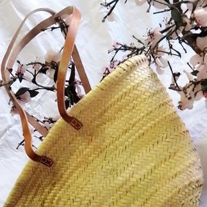 New Straw bag basket morrocan beach bag and multi uses